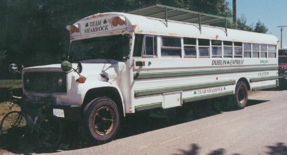 TEAM SHAMROCK bus photo