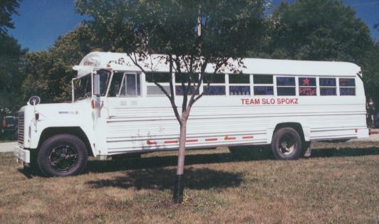 TEAM SLO SPOKES bus photo
