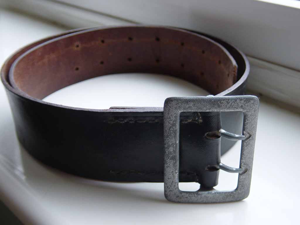 german officer belt