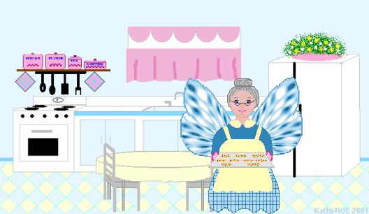 Granny Fae
in her kitchen