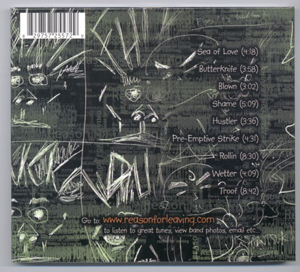 Draw The Face back cover �2003 Reason For Leaving