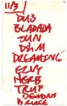 cue sheet from victor essiet night