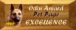 Odin Pet Page Excellence
Award
