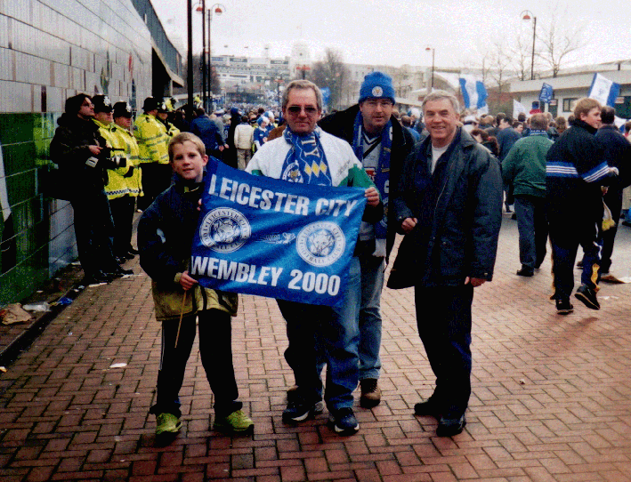 Dad and Jay - Wembley 2000