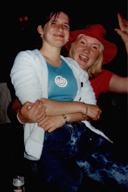 Hev and me at our local Saturday night hang out. Ooh the memories...