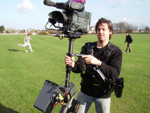 The man I loved on set: Dave! (strangely not the steadicam op)