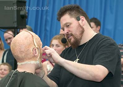 Gino Acevado - I was his PA for the event & what a pleasure he was! Over his shoulder is my friend Gemma Q