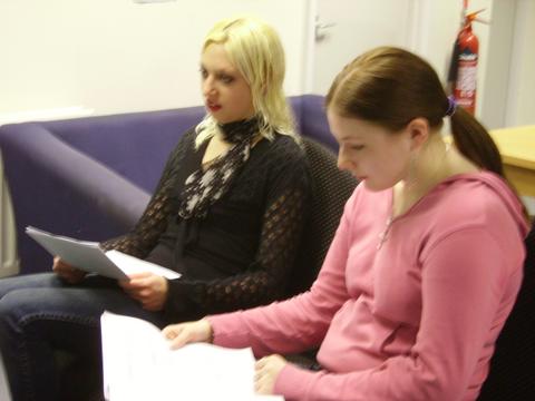 9-4-06 Rehearsal Session: Roya & Jo as Denise & Jenny