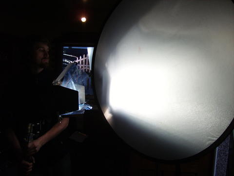 Stein Stie (DoP) doing what he does best!