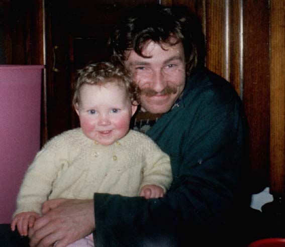 My uncle Stephen with baby bec - I love that man!