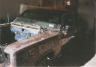 Stripped engine bay; still looking for better fenders........