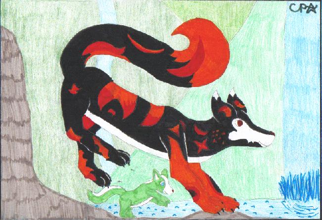 Bold in the Waterfall Valley with Foxy