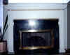 Mantel with bad molding removed