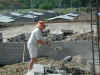 Anne Backfilling West End of North Wall.jpg (133390 bytes)