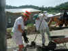 Anne Prepares to Haul Concrete Bucket.jpg (135395 bytes)