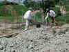 Cipperly Driving Cement Wheelbarrow.jpg (136890 bytes)