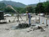 Wally Mixing Footing Concrete.jpg (129892 bytes)