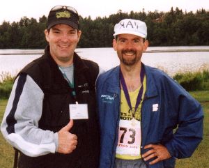 Ray finishes marathon