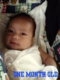 at one month old