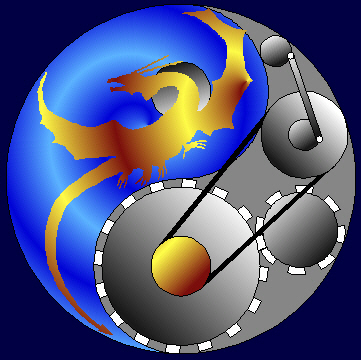  Dragon and Machine Yin-Yang 