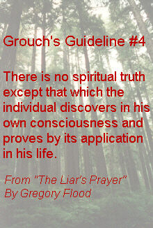 Grouch's Guideline #4
