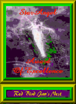 In Recognition of Dedicated Loving
Service from StarAngel