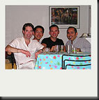 Piero & David at our place