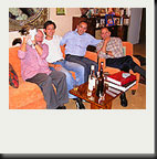 At Ray & Carlo's house for dinner