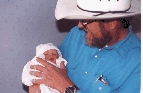 Redd and grandson