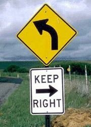 follow the sign