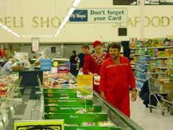Collecting through Chaffers Bay New World