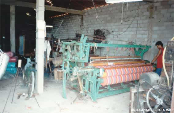 Produ��o de redes no tear
