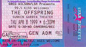 concert ticket