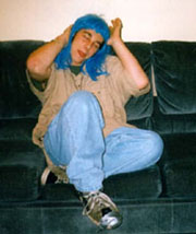scott has blue hair!