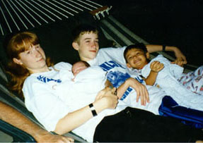 Erin, Joshua, Adam, and Teddy