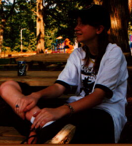 Erin relaxing