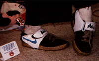 Nick's shoes