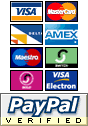 we accept credit & debit cards through PayPal!