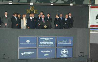 Guillermo Prieto Trevi�o, presidente de la Bolsa Mexicana de Valores