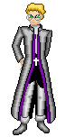 The Paladin Father Alexander Anderson.  Hellsing's resident Catholic fanatic regenerator priest.  I have come to kind of like him, after about seven volumes.