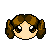 How could I not, with the trademark Leia hair?