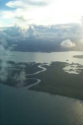 Belize Coast from the air