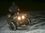 Fravor riding the 4 wheeler