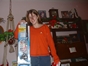  My cousin Kelly showing off her new fishing pole!