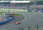 Michael starting his qualifying lap