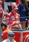Michael Schumacher and Jackie Stewart