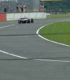 Entering pit straight