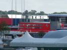 Ferrari motorhome in the paddock