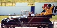 Hill and Frentzen, driven by Murray Walker