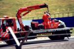 Michael Schumachers car after he broke his leg